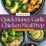 Honey Garlic Chicken Meal Prep Recipe