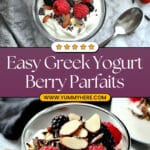 Greek Yogurt Berry Parfaits Recipe