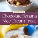 5-Minute Healthy Chocolate Banana Ice Cream (Nice Cream!) Recipe