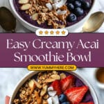 Creamy Acai Bowl Recipe
