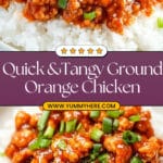Ground Orange Chicken Recipe