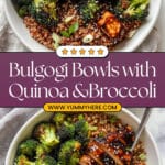 Bulgogi Bowls with Quinoa and Roasted Broccoli Recipe