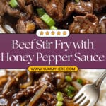 Beef Stir Fry with Honey and Black Pepper Sauce Recipe