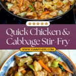 Easy Chicken & Cabbage Stir-Fry with BBQ Sauce Recipe