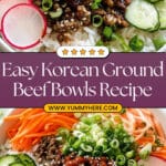 Korean Ground Beef Bowls Recipe