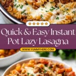 Instant Pot Lazy Lasagna Recipe