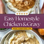 Homestyle Chicken and Gravy Recipe