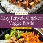 Teriyaki Grilled Chicken and Veggie Rice Bowls Recipe