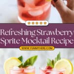 Strawberry Sprite Mocktail Recipe
