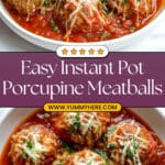 Instant Pot Porcupine Meatballs Recipe