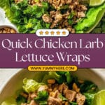 Chicken Larb Lettuce Wraps Recipe