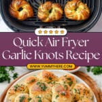 Air Fryer Garlic Knots Recipe