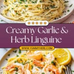 Linguine with Garlic & Herbs Recipe