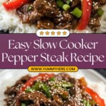 Slow Cooker Pepper Steak Recipe