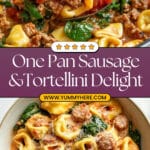 One Pan Tortellini with Sausage Recipe