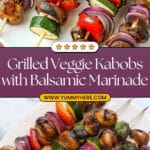 Veggie Kabobs Recipe (Grilled or Oven-Baked) Recipe
