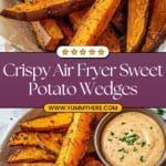 Air Fryer Sweet Potato Wedges Recipe