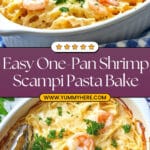 Dump-and-Bake Shrimp Scampi with Linguine Recipe
