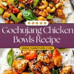 Sweet and Spicy Gochujang Chicken Bowls Recipe