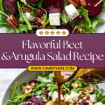 Beet Salad with Arugula and Balsamic Vinaigrette Recipe