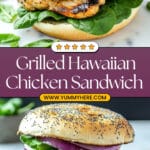 Grilled Hawaiian Chicken Sandwiches Recipe