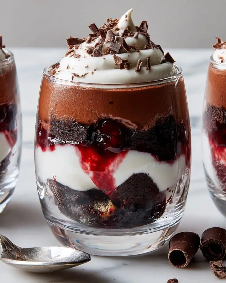 Mini Black Forest Trifles Recipe