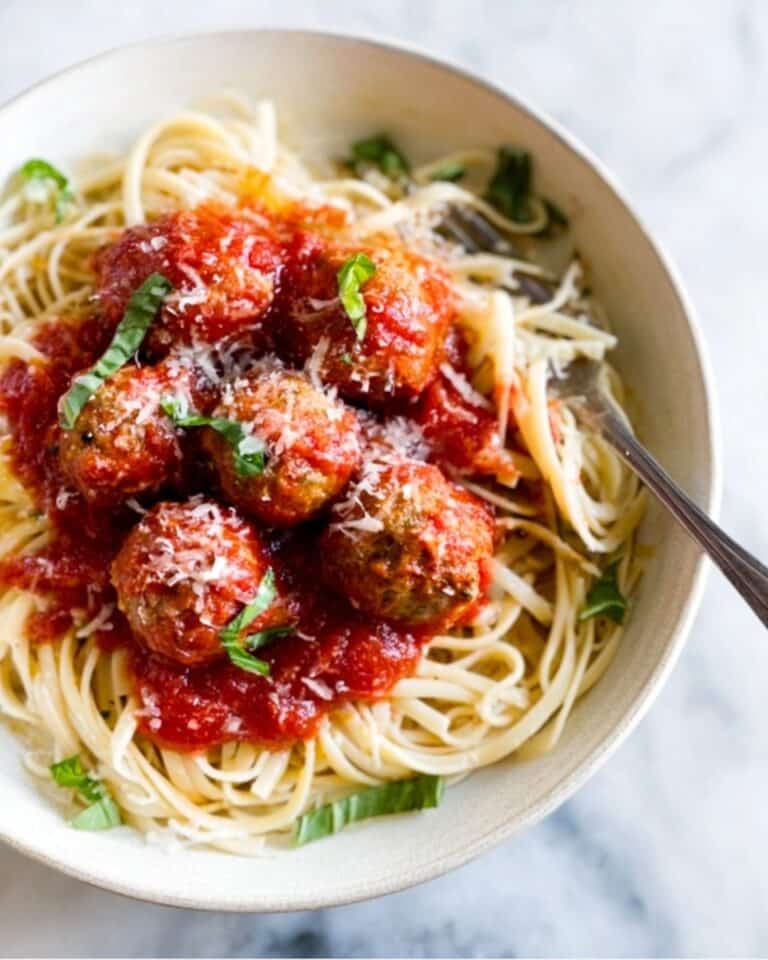 Italian Turkey Meatballs in Tomato Sauce Recipe