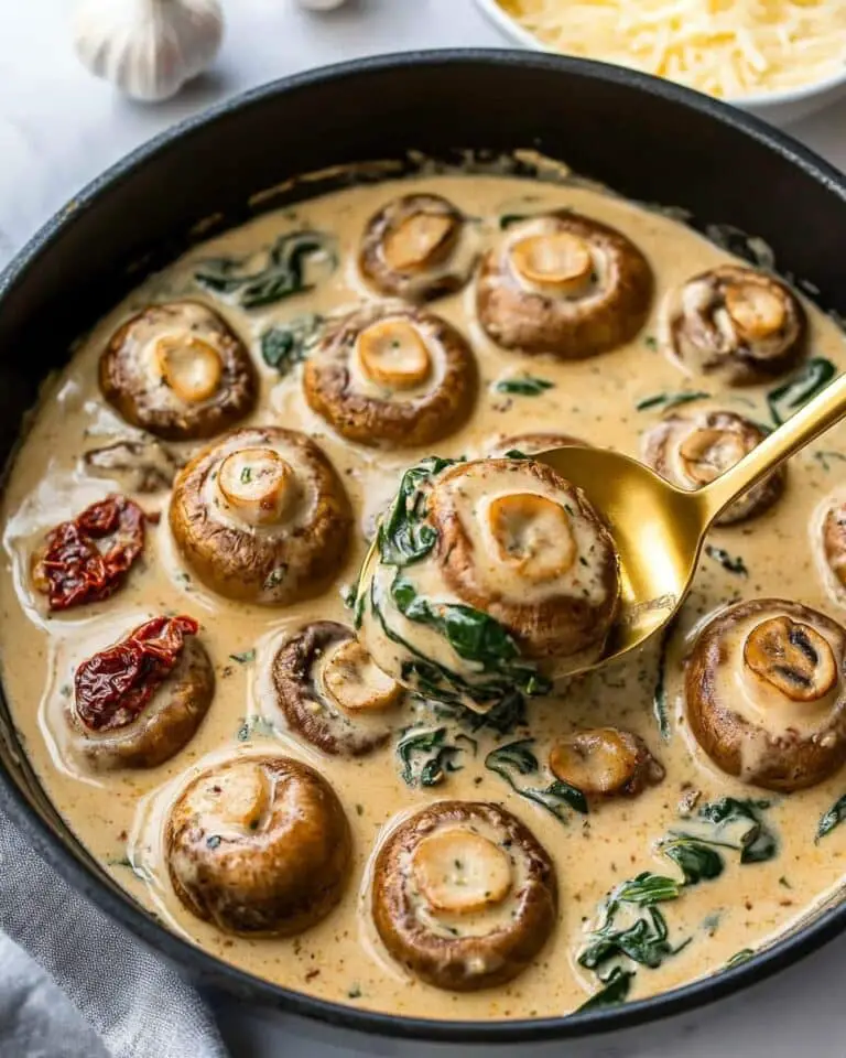 Creamy Tuscan Mushrooms Recipe