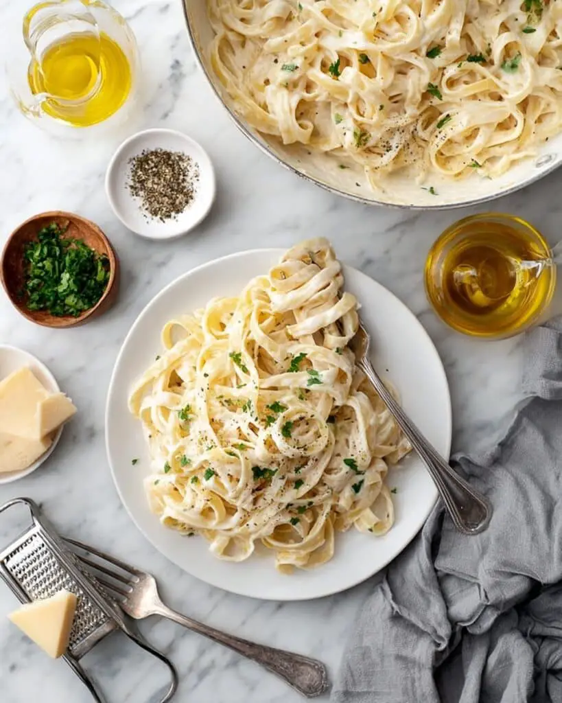 Cauliflower Alfredo Fettuccine Recipe