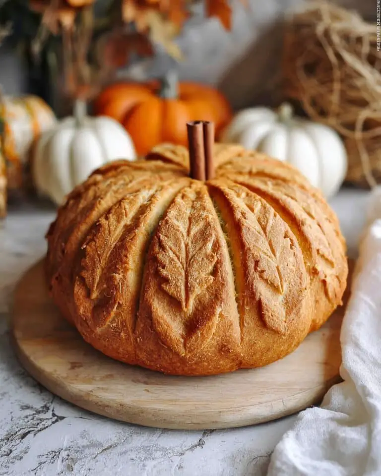 Pumpkin-Shaped Bread Loaf Recipe