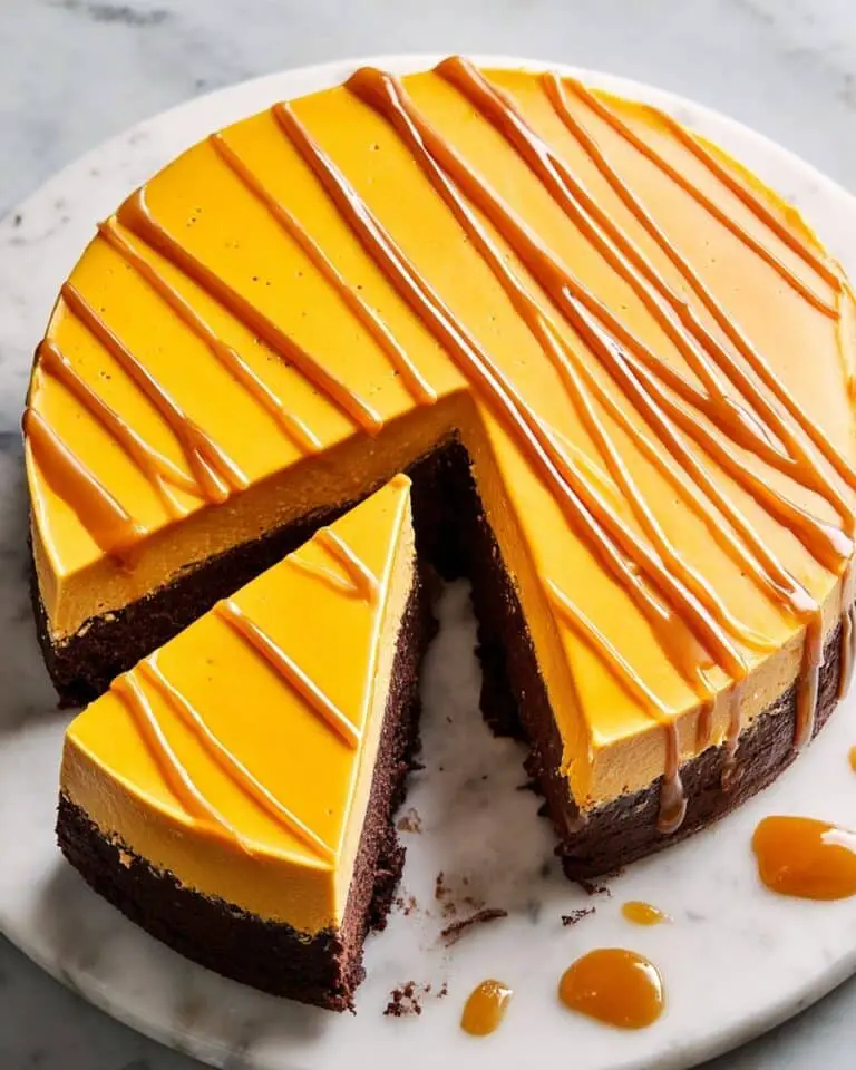 Brownie Bottom Pumpkin Cheesecake Recipe