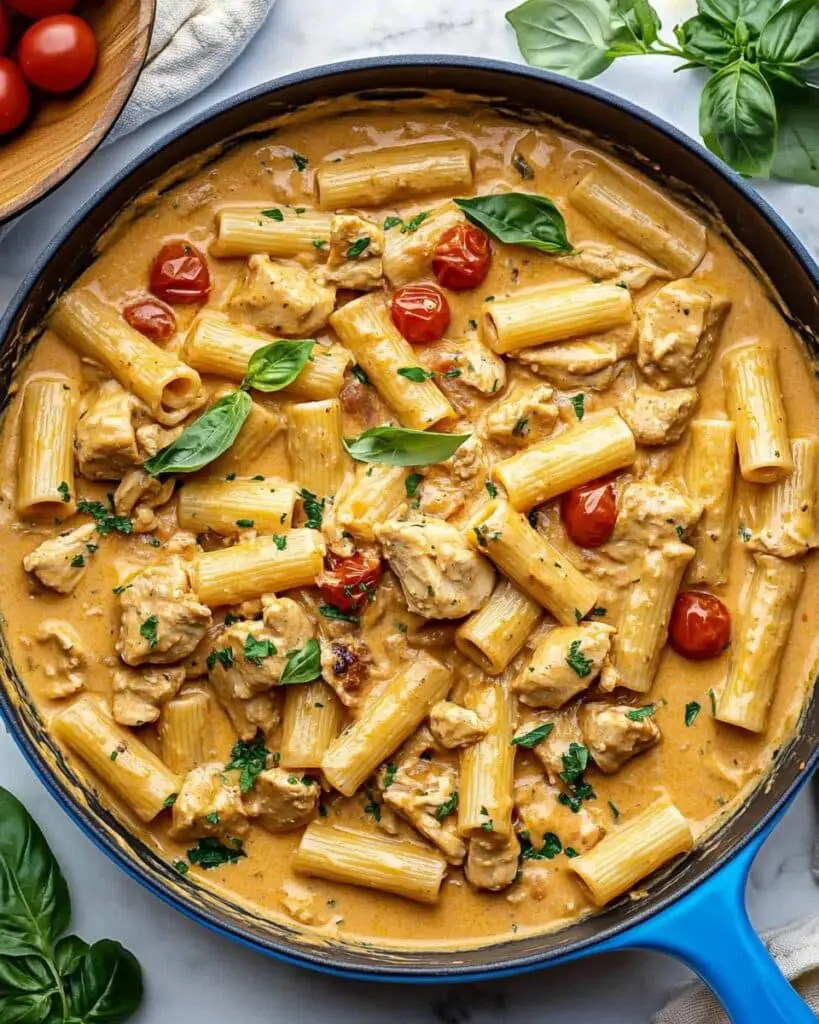 Tuscan Chicken Pasta Recipe
