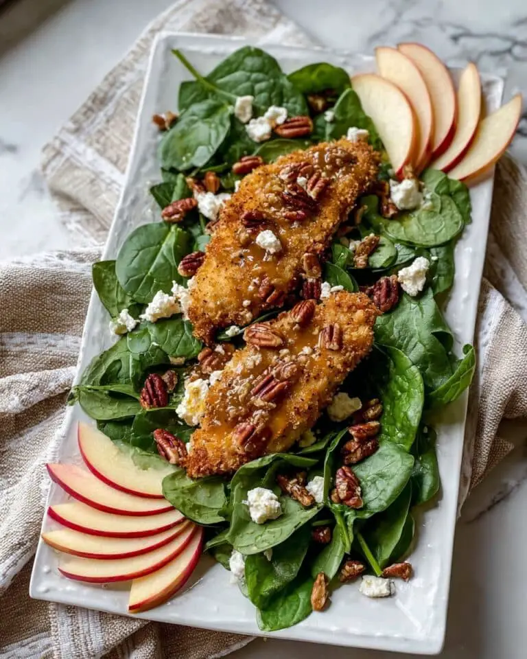 Air Fried Pecan Crusted Chicken with Maple Honey Mustard Recipe