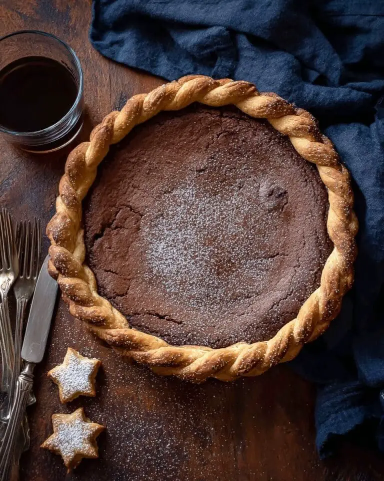 Molten Chocolate Crackle Pie Recipe