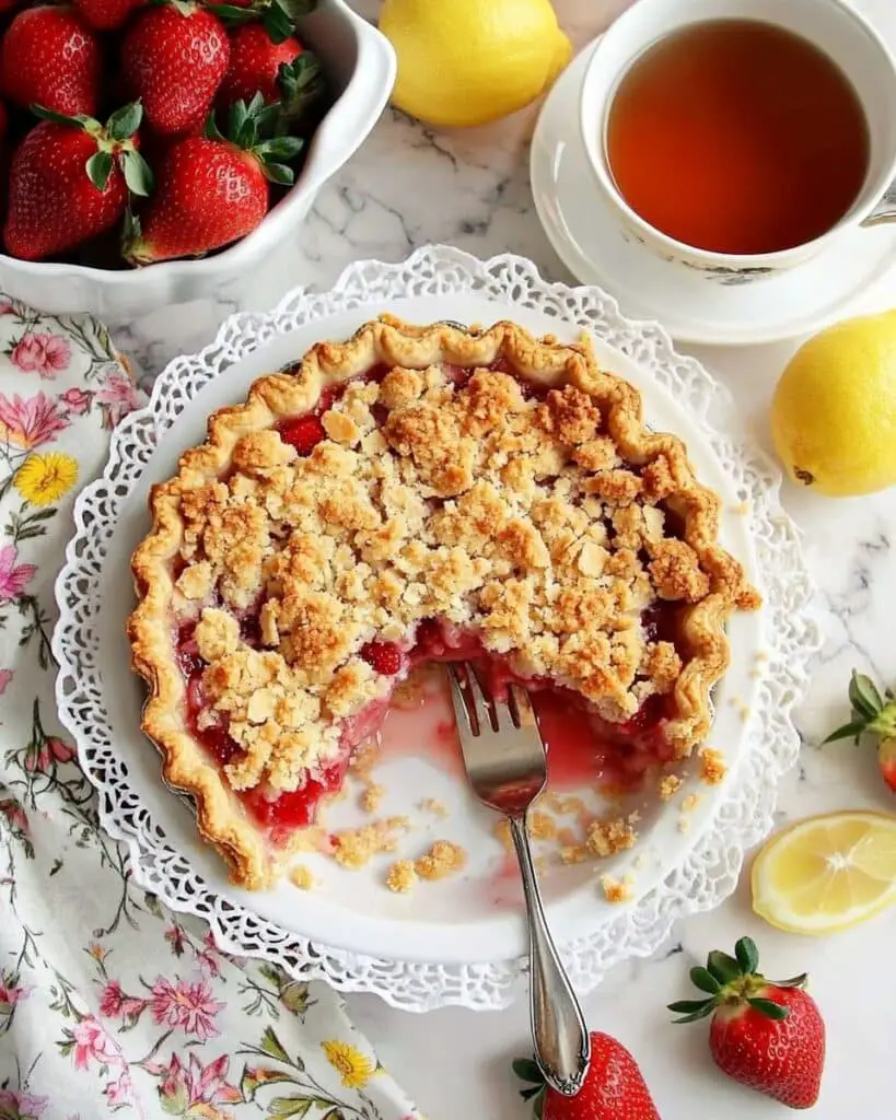 My Best Strawberry Crumble Pie Recipe