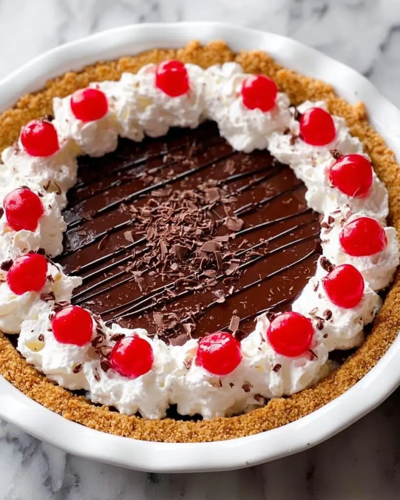 Red Wine Chocolate Pudding Pie Recipe