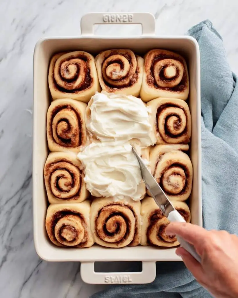 Cinnamon Rolls with Cream Cheese Frosting Recipe