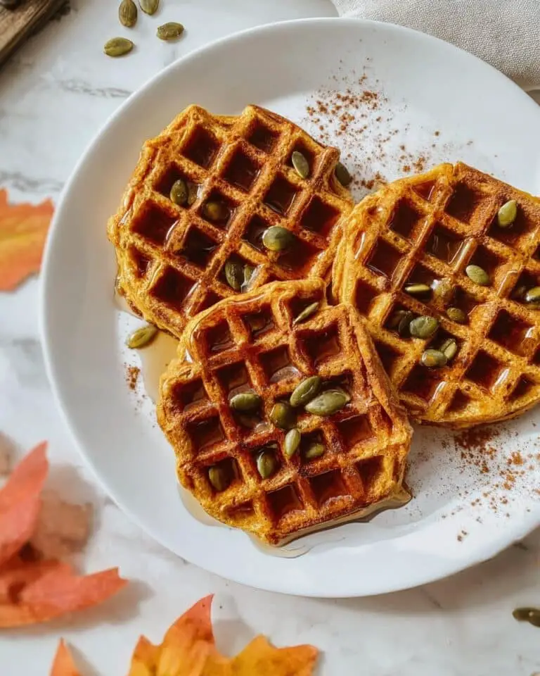 Paleo Pumpkin Waffles with Coconut Flour Recipe