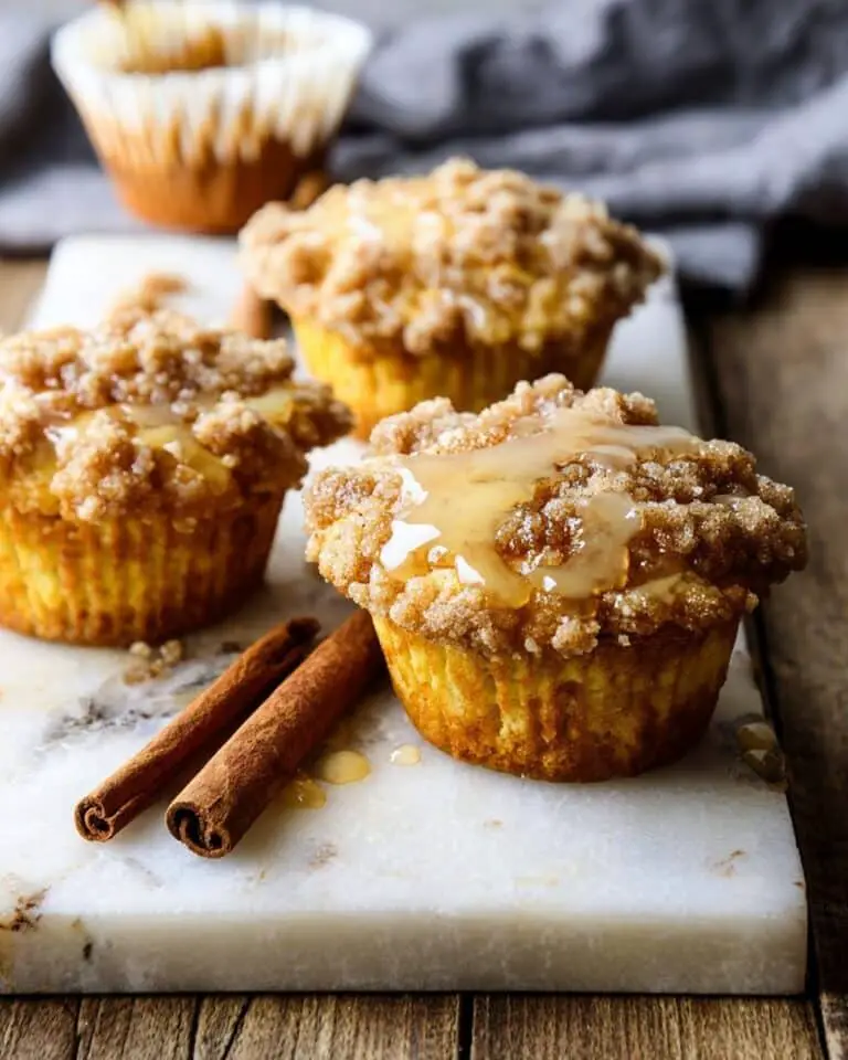 Pumpkin Coffee Cake Muffins with Cinnamon Honey Butter Recipe
