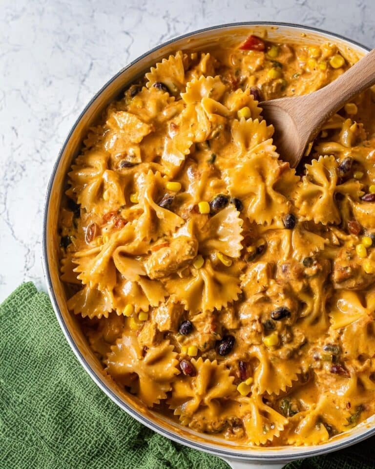 One Pot Beef Enchilada Pasta Recipe