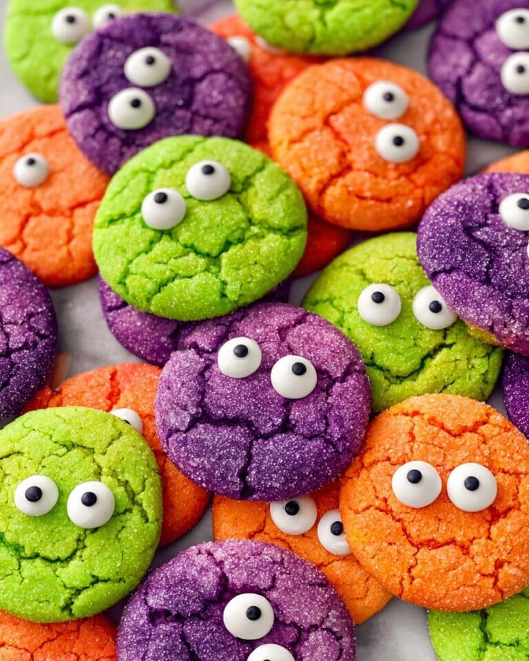 Chewy Monster Eyeball Sugar Cookies Recipe