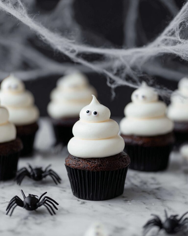 Black Velvet Ghost Cupcakes Recipe