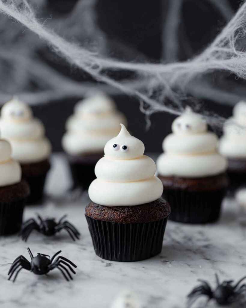 Black Velvet Ghost Cupcakes Recipe