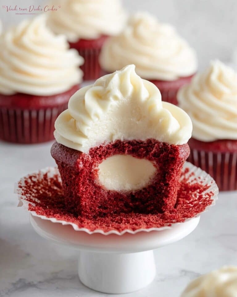 Red Velvet Cheesecake Cupcakes Recipe