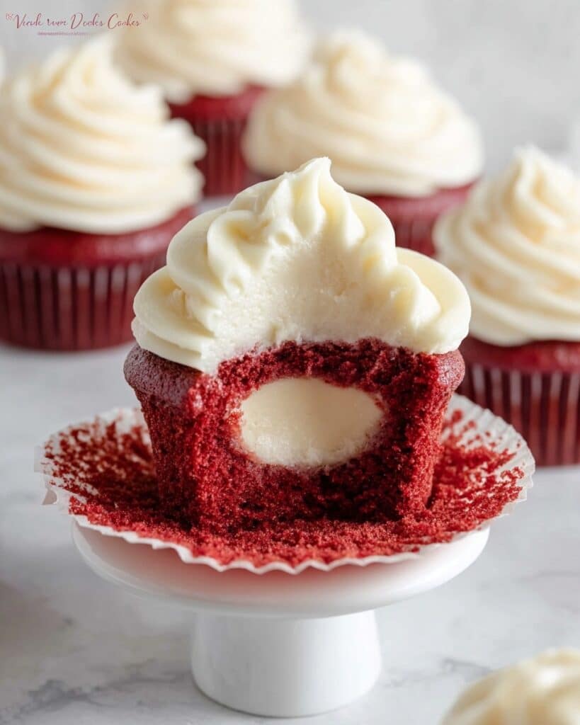 Red Velvet Cheesecake Cupcakes Recipe