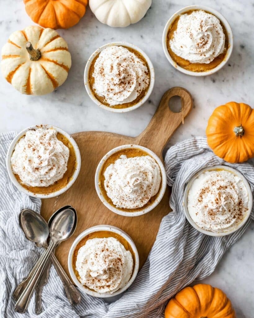 Crustless Vegan Pumpkin Pie Recipe