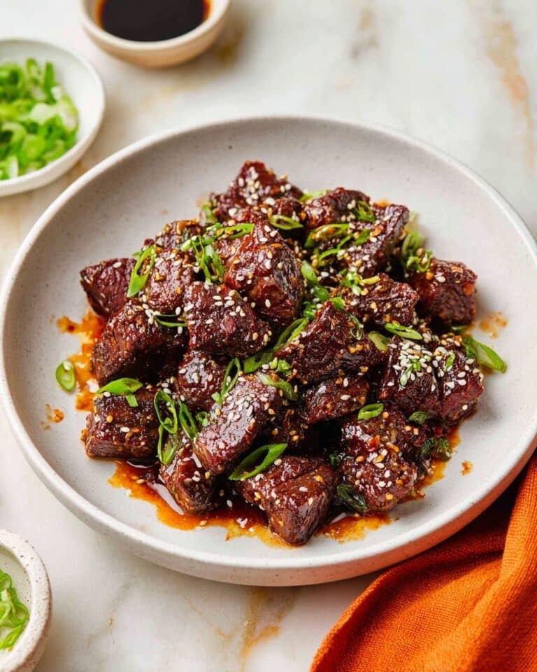 Air Fryer Boneless Short Ribs with Korean Marinade Recipe