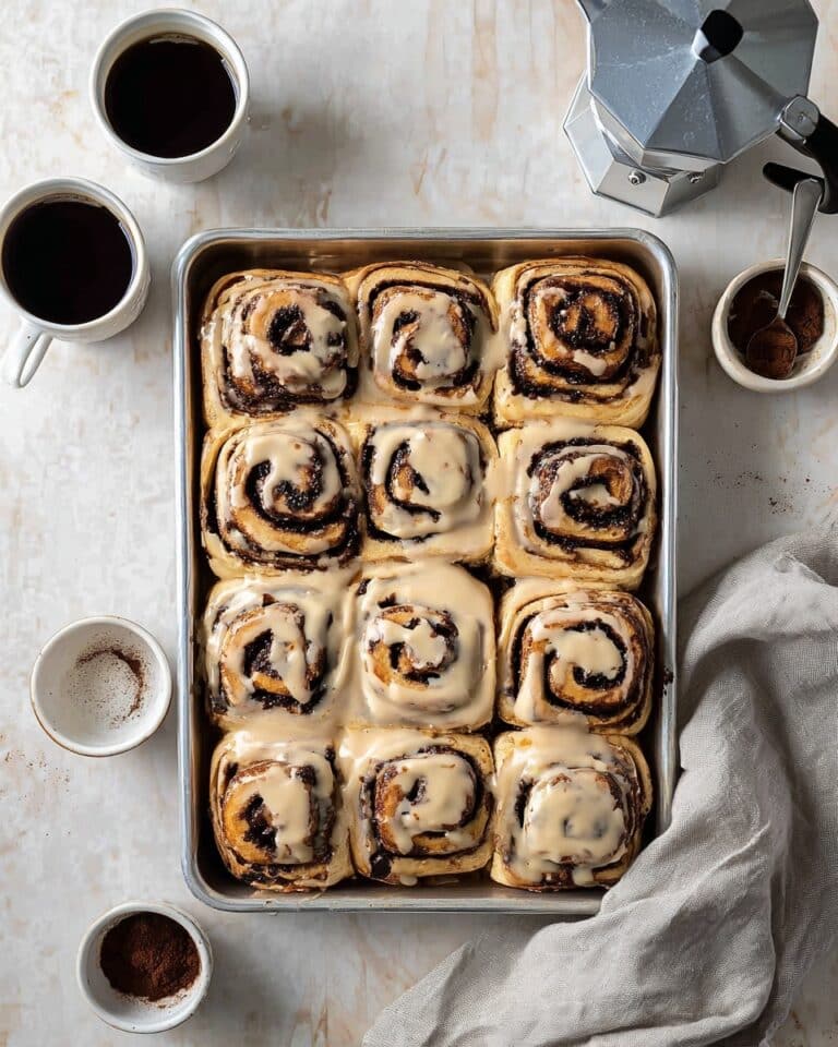 Mocha Cinnamon Rolls (Vegan) Recipe