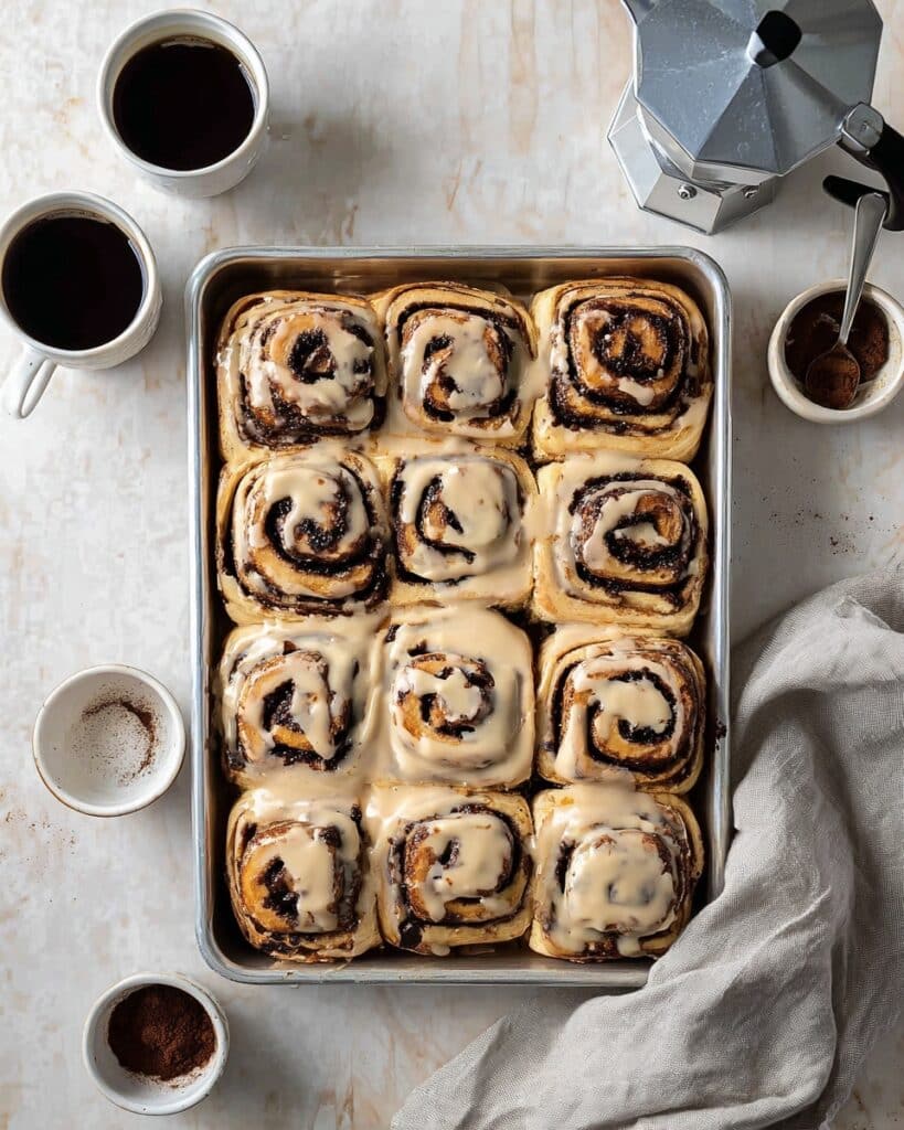 Mocha Cinnamon Rolls (Vegan) Recipe