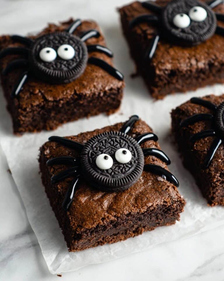 Nutella Spider Brownies Recipe